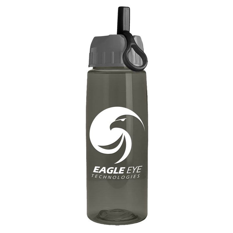Custom Garyline® Flair Tritan® Bottle with Ring-Straw Lid - 26 oz. - 2