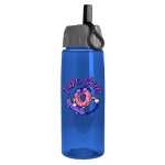 Custom Garyline® Flair Tritan® Bottle with Ring-Straw Lid - 26 oz. - 3