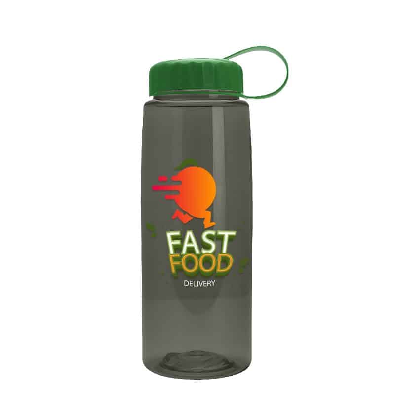 Custom Garyline® Flair Tritan® Bottle with Tethered Lid - 26 oz. - 1