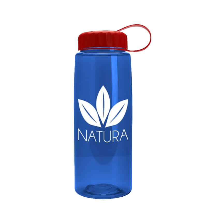 Custom Garyline® Flair Tritan® Bottle with Tethered Lid - 26 oz. - 2