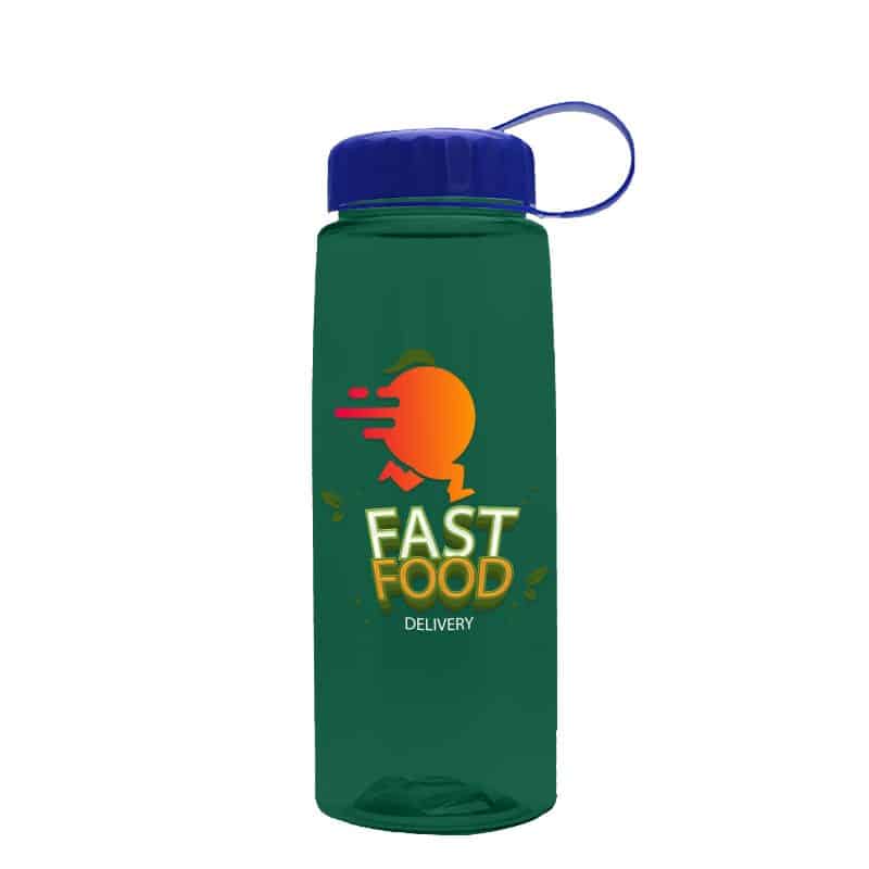 Custom Garyline® Flair Tritan® Bottle with Tethered Lid - 26 oz. - 3