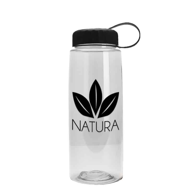Custom Garyline® Flair Tritan® Bottle with Tethered Lid - 26 oz.