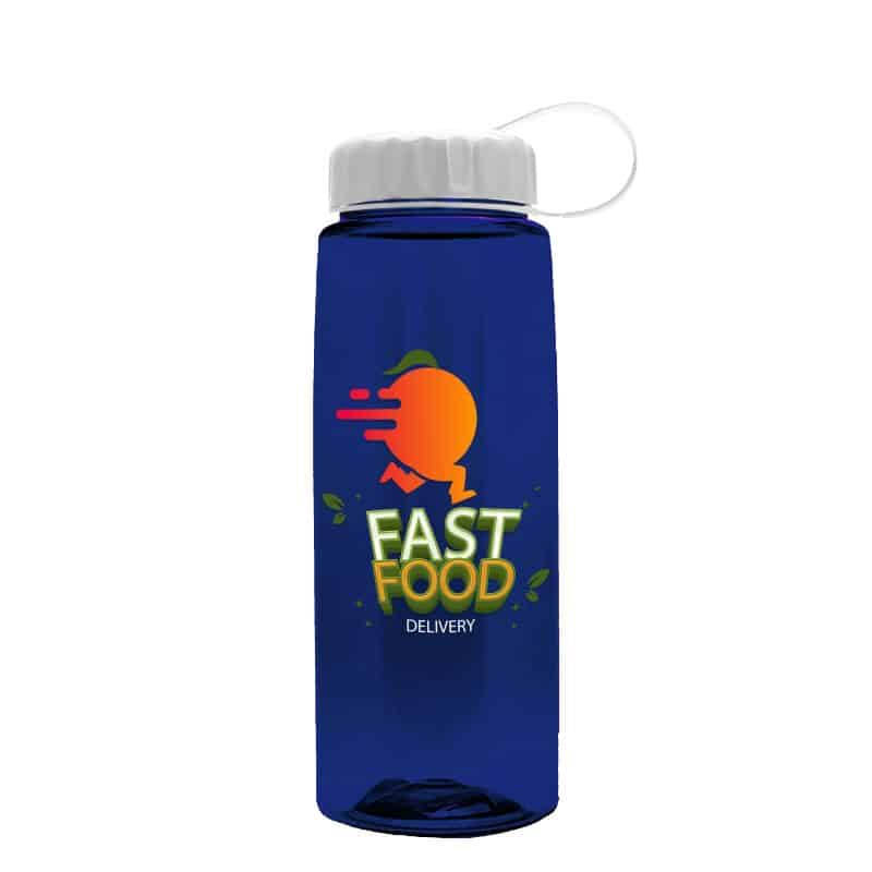 Custom Garyline® Flair Tritan® Bottle with Tethered Lid - 26 oz. - 9