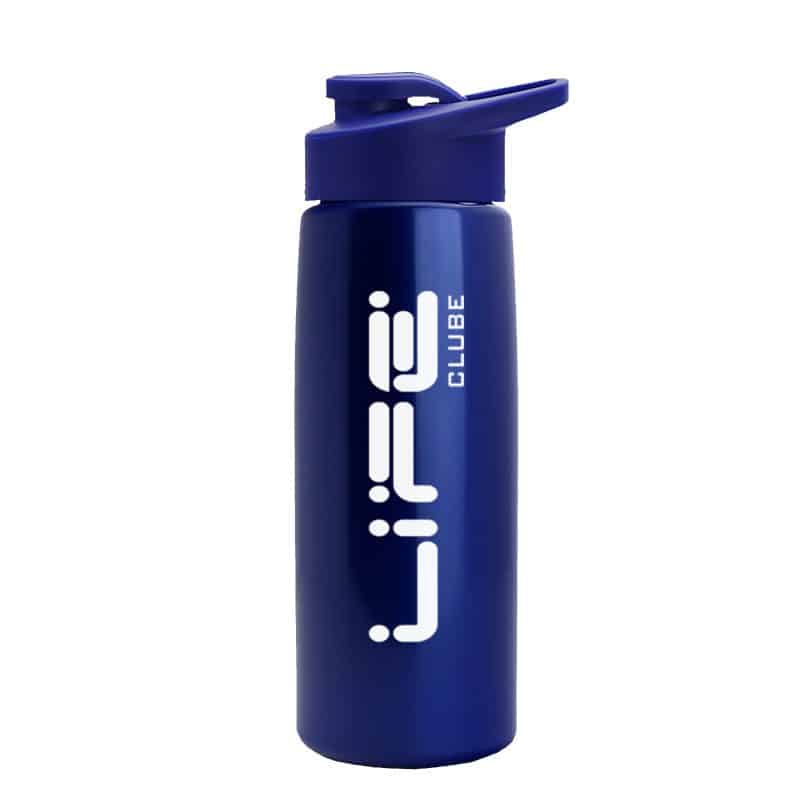 Custom Garyline® Flair Tritan® Metallike Bottle with Drink-Thru Lid - 26 oz. - 3