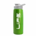 Custom Garyline® Flair Tritan® Metallike Bottle with Drink-Thru Lid - 26 oz. - 7