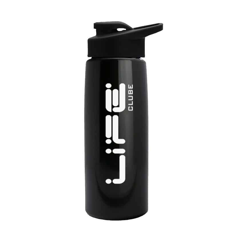 Custom Garyline® Flair Tritan® Metallike Bottle with Drink-Thru Lid - 26 oz.