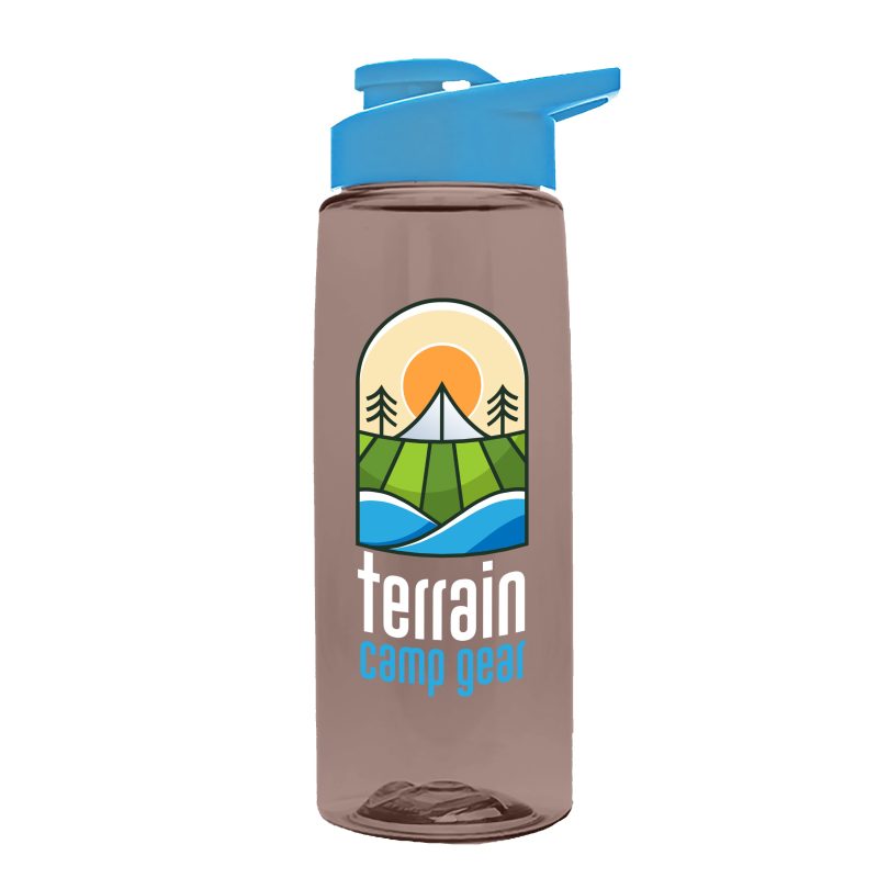 Custom Garyline® Flair Tritan® Renew Bottle with Drink-Thru Lid - 26 oz. - 2