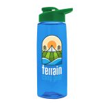 Custom Garyline® Flair Tritan® Renew Bottle with Drink-Thru Lid - 26 oz. - 5