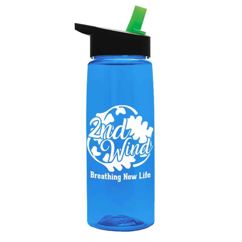 Custom Garyline® Flair Tritan® Renew Bottle with Flip-Straw Lid - 26 oz. - 2
