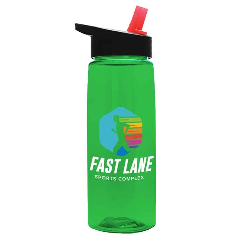 Custom Garyline® Flair Tritan® Renew Bottle with Flip-Straw Lid - 26 oz. - 3