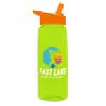 Custom Garyline® Flair Tritan® Renew Bottle with Flip-Straw Lid - 26 oz. - 5