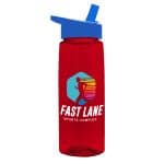 Custom Garyline® Flair Tritan® Renew Bottle with Flip-Straw Lid - 26 oz. - 7