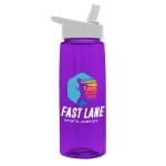 Custom Garyline® Flair Tritan® Renew Bottle with Flip-Straw Lid - 26 oz. - 9