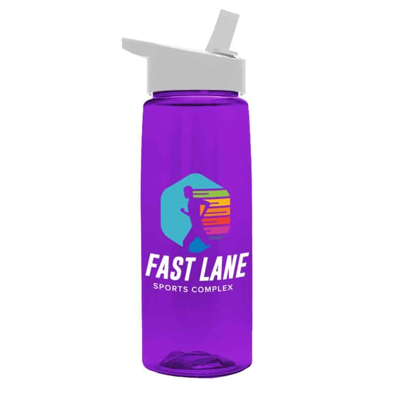 Custom Garyline® Flair Tritan® Renew Bottle with Flip-Straw Lid - 26 oz. - 9