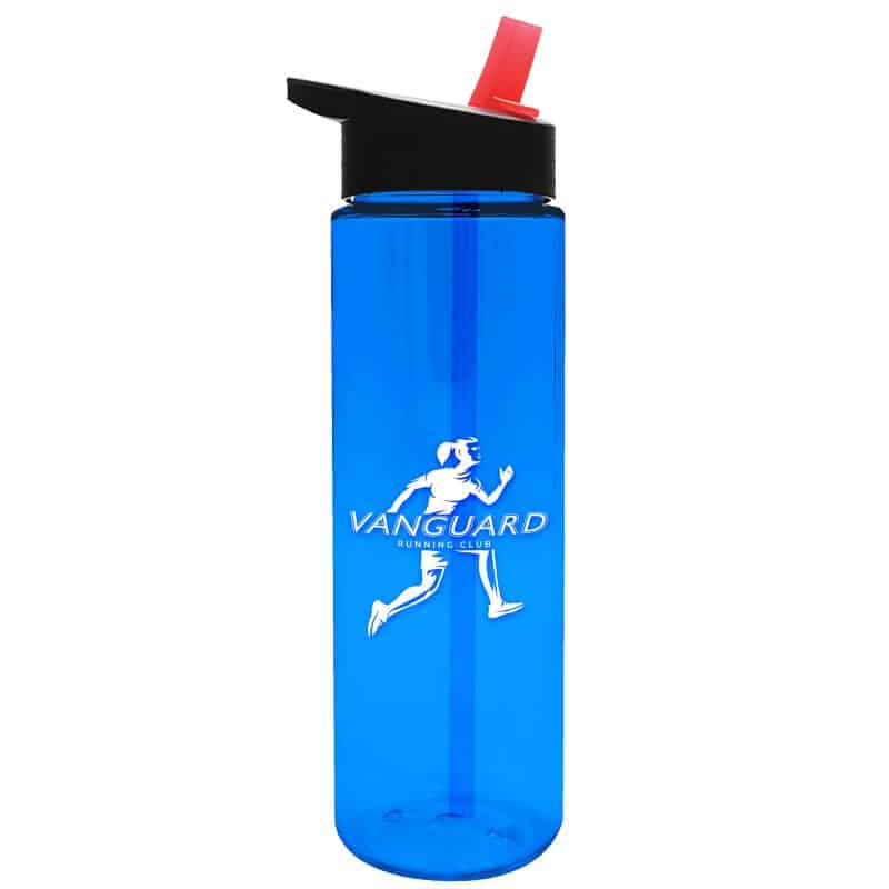 Custom Garyline® Freedom Tritan® Bottle with Flip-Straw Lid - 28 oz. - 4