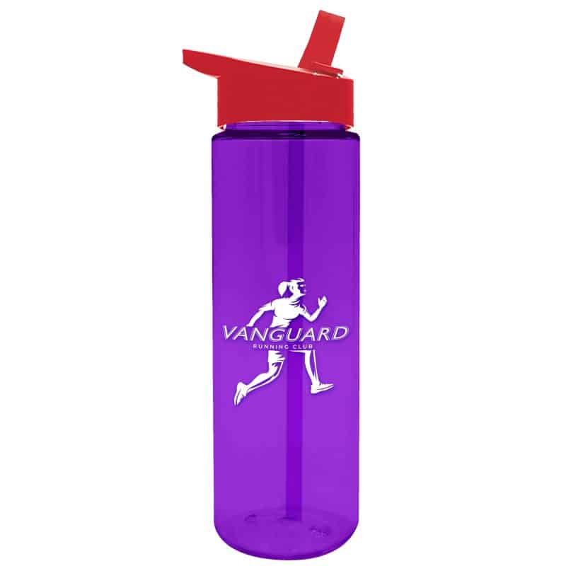 Custom Garyline® Freedom Tritan® Bottle with Flip-Straw Lid - 28 oz. - 9