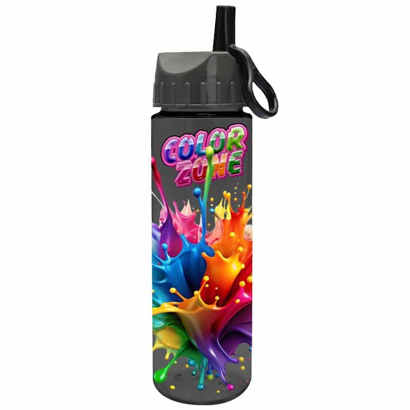 Custom Garyline® Freedom Tritan® Bottle with Ring-Straw Lid - 28 oz. - 1