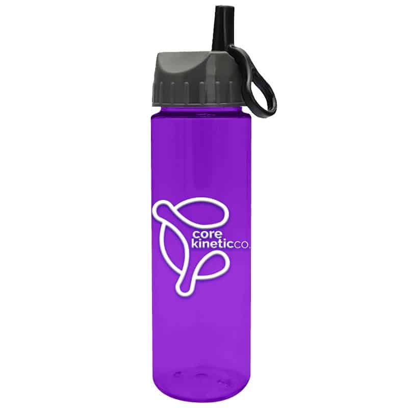 Custom Garyline® Freedom Tritan® Bottle with Ring-Straw Lid - 28 oz. - 6