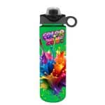 Custom Garyline® Freedom Tritan® Bottle with Two-Tone Drink-Thru Lid with Silicone Loop - 28 oz. - 3