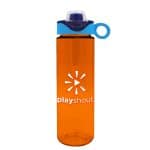 Custom Garyline® Freedom Tritan® Bottle with Two-Tone Drink-Thru Lid with Silicone Loop - 28 oz. - 4