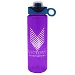 Custom Garyline® Freedom Tritan® Renew Bottle with Two-Tone Drink-Thru Lid with Silicone Loop - 28 oz. - 6