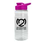 Custom Garyline® Groove Tritan® Bottle with Drink-Thru Lid - 20 oz. - 1