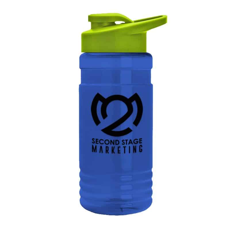 Custom Garyline® Groove Tritan® Bottle with Drink-Thru Lid - 20 oz. - 9