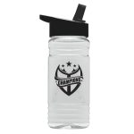 Custom Garyline® Groove Tritan® Bottle with Flip-Straw Lid - 20 oz.