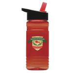 Custom Garyline® Groove Tritan® Bottle with Flip-Straw Lid - 20 oz. - 8