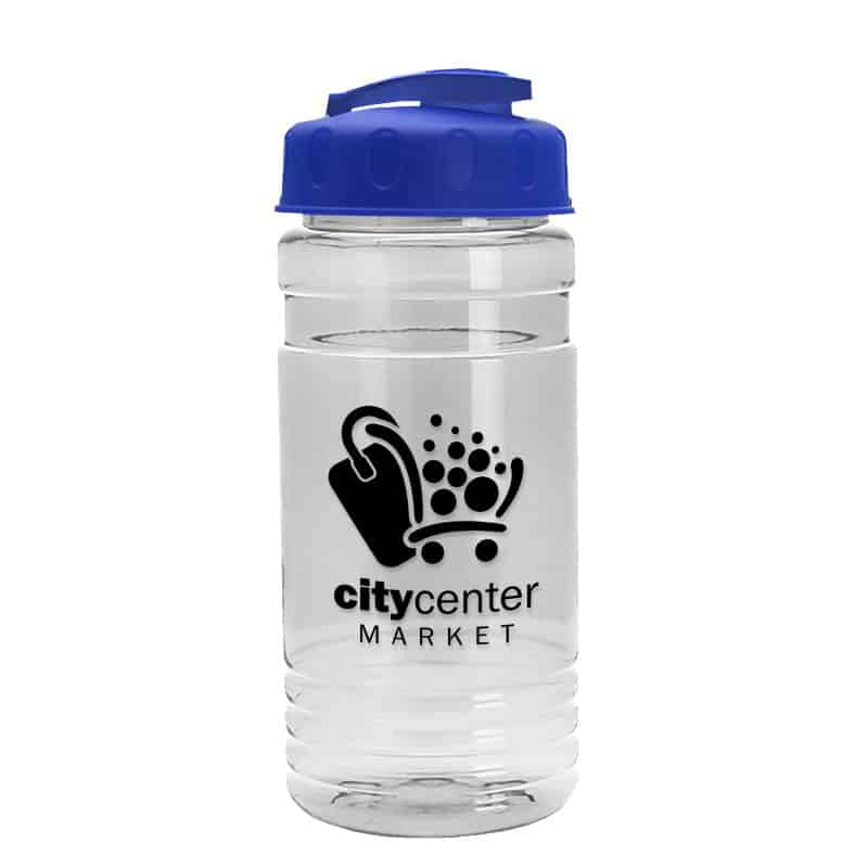 Custom Garyline® Groove Tritan® Bottle with Flip-Top Lid - 20 oz. - 1