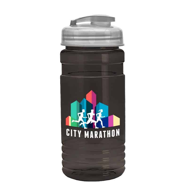 Custom Garyline® Groove Tritan® Bottle with Flip-Top Lid - 20 oz. - 4