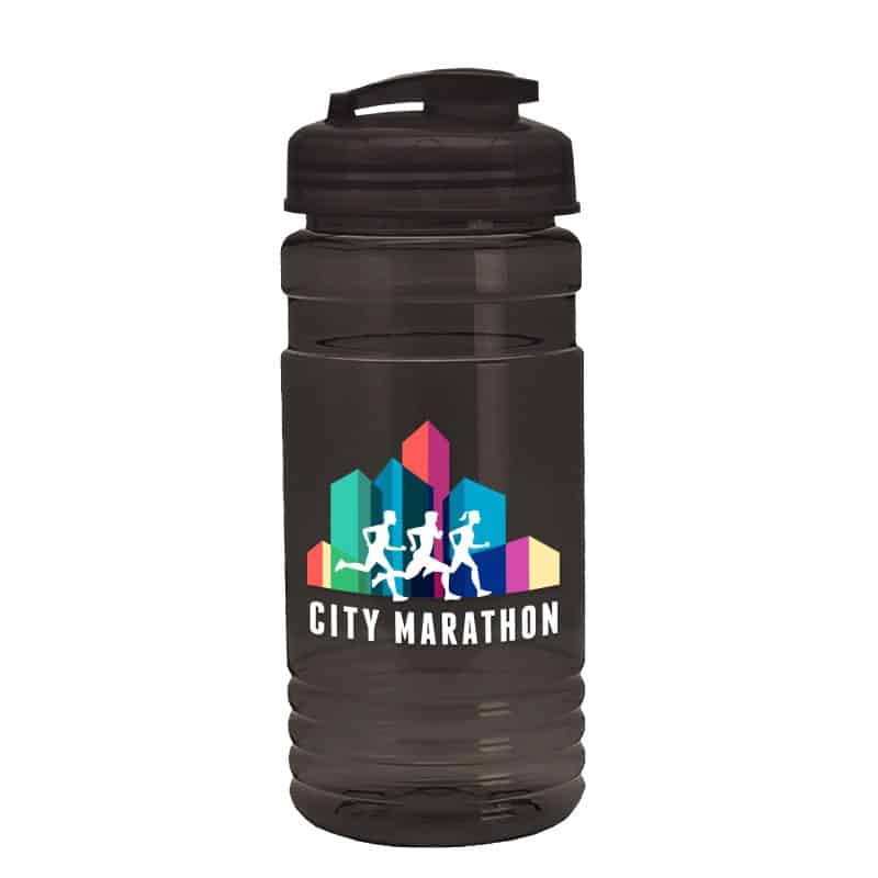 Custom Garyline® Groove Tritan® Bottle with Flip-Top Lid - 20 oz. - 5