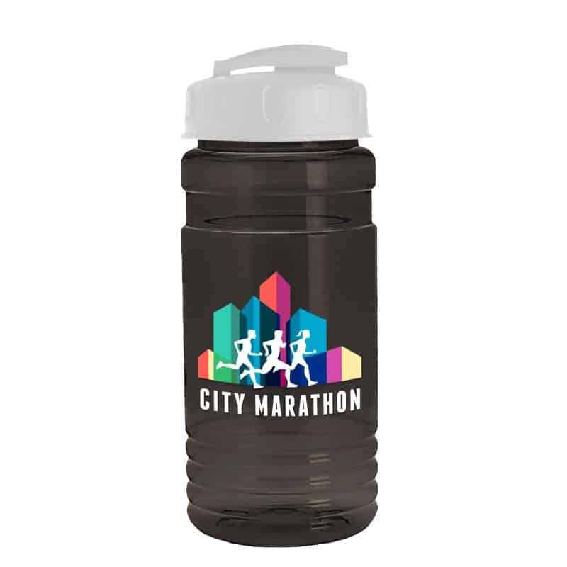 Custom Garyline® Groove Tritan® Bottle with Flip-Top Lid - 20 oz. - 7