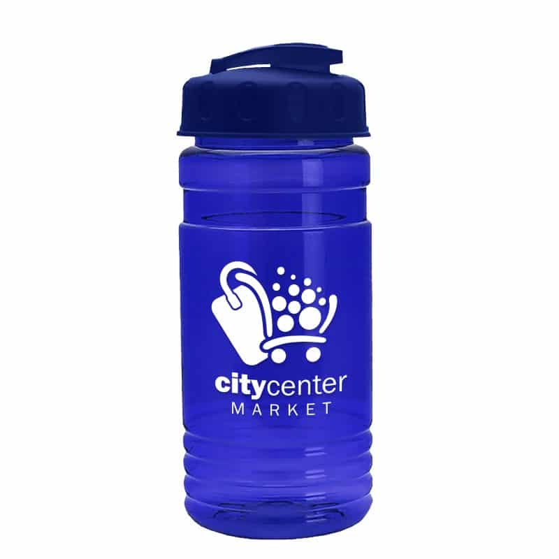 Custom Garyline® Groove Tritan® Bottle with Flip-Top Lid - 20 oz. - 8