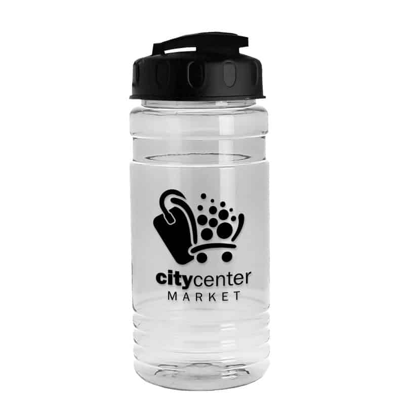 Custom Garyline® Groove Tritan® Bottle with Flip-Top Lid - 20 oz.