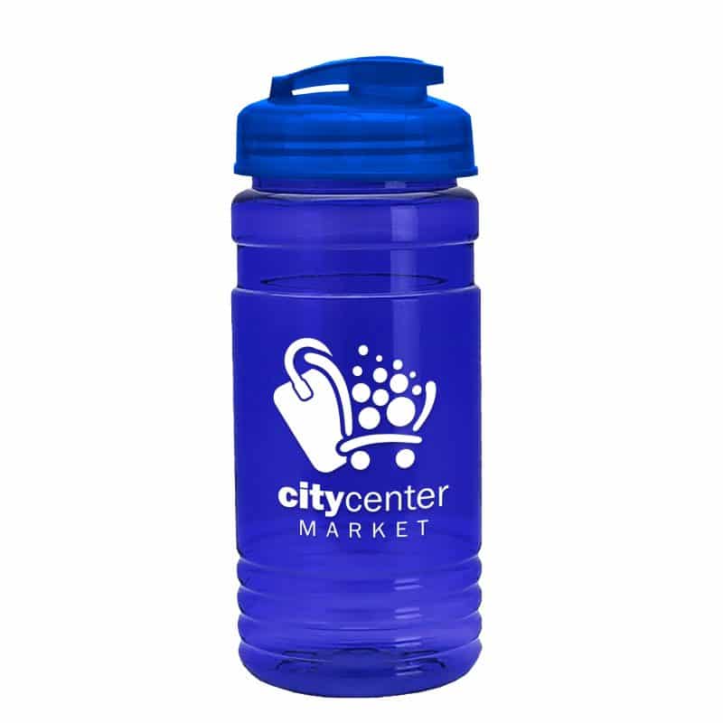 Custom Garyline® Groove Tritan® Bottle with Flip-Top Lid - 20 oz. - 9
