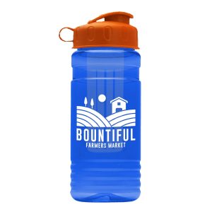 Custom Garyline® Groove Tritan® Bottle with Flip-Top Lid and Infuser - 20 oz.