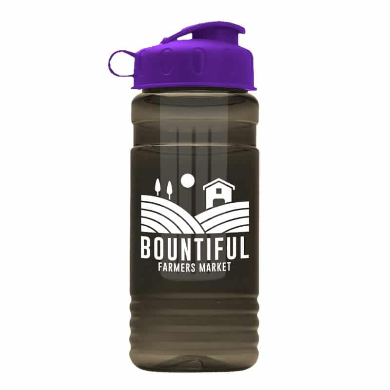 Custom Garyline® Groove Tritan® Bottle with Flip-Top Lid and Infuser - 20 oz. - 5