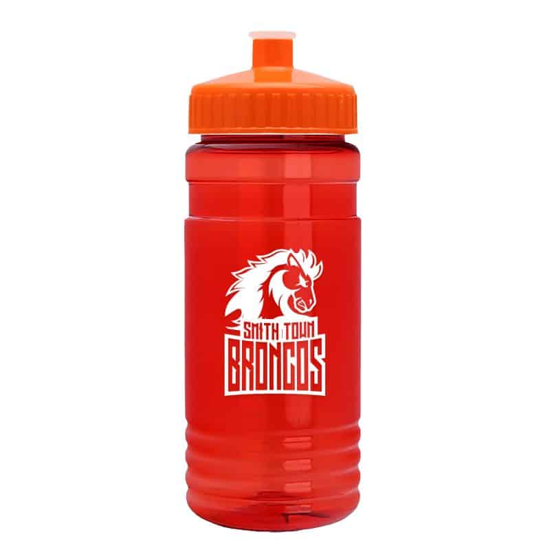 Custom Garyline® Groove Tritan® Bottle with Push-Pull Lid - 20 oz. - 8