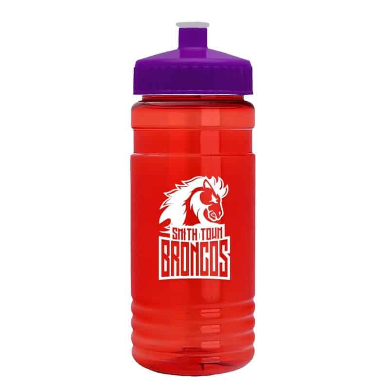 Custom Garyline® Groove Tritan® Bottle with Push-Pull Lid - 20 oz. - 9