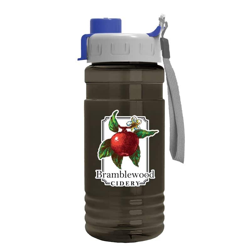 Custom Garyline® Groove Tritan® Bottle with Quick-Snap Lid - 20 oz. - 3
