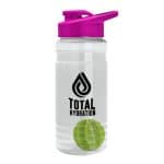 Custom Garyline® Groove Tritan® Shaker Bottle with Drink-Thru Lid and Mixing Ball - 20 oz. - 1
