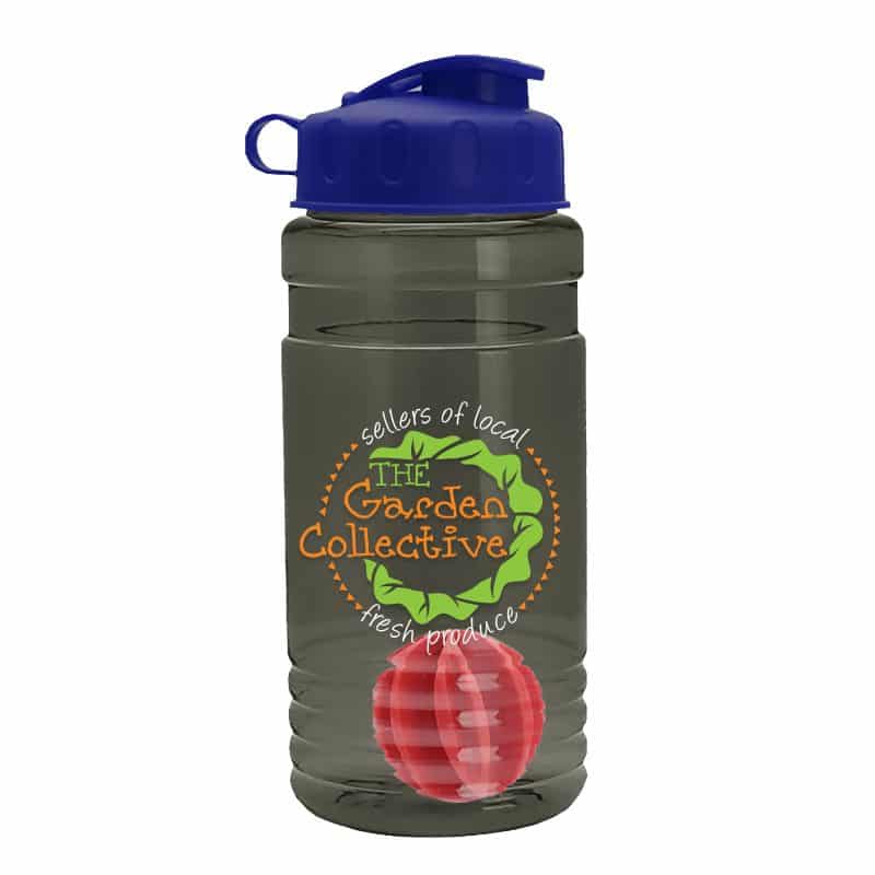 Custom Garyline® Groove Tritan® Shaker Bottle with Flip-Top Lid and Mixing Ball - 20 oz. - 3