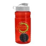 Custom Garyline® Groove Tritan® Shaker Bottle with Flip-Top Lid and Mixing Ball - 20 oz. - 7