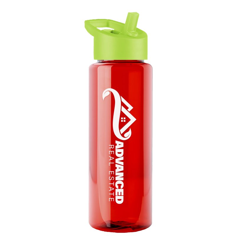 Custom Garyline® Guzzler Bottle with Flip-Straw Lid - 32 oz. - 8