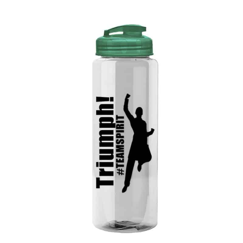 Custom Garyline® Guzzler Bottle with Flip-Top Lid - 32 oz. - 2