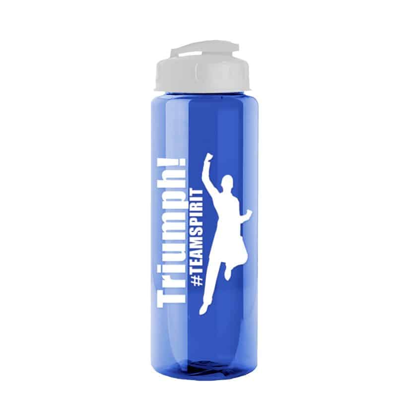 Custom Garyline® Guzzler Bottle with Flip-Top Lid - 32 oz. - 8