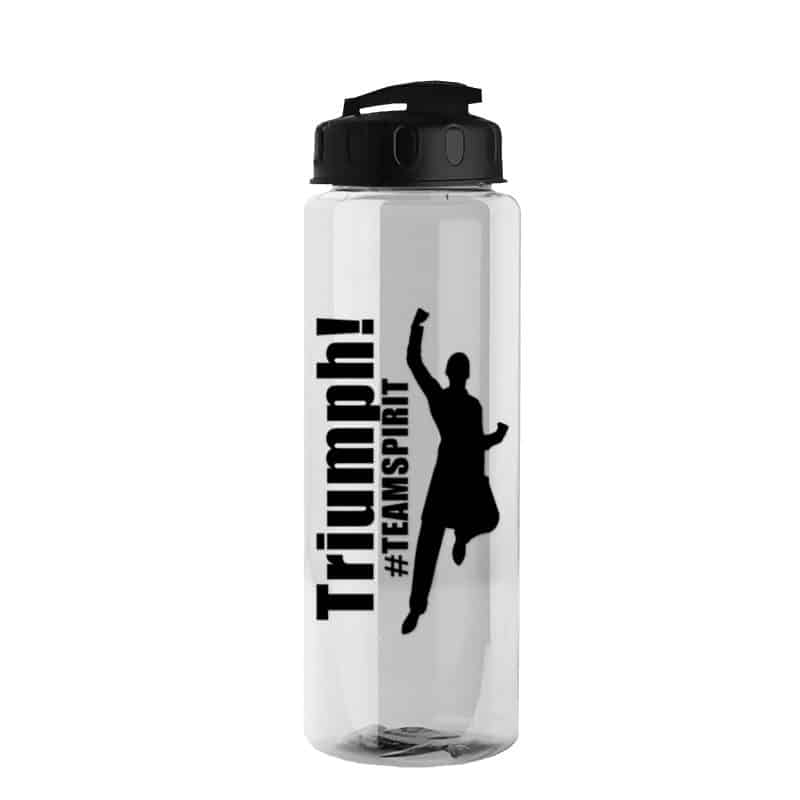 Custom Garyline® Guzzler Bottle with Flip-Top Lid - 32 oz.