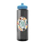Custom Garyline® Guzzler Bottle with Push-Pull Lid - 32 oz. - 3