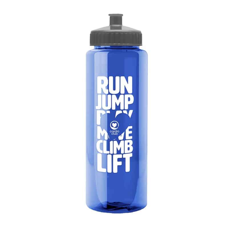 Custom Garyline® Guzzler Bottle with Push-Pull Lid - 32 oz. - 6